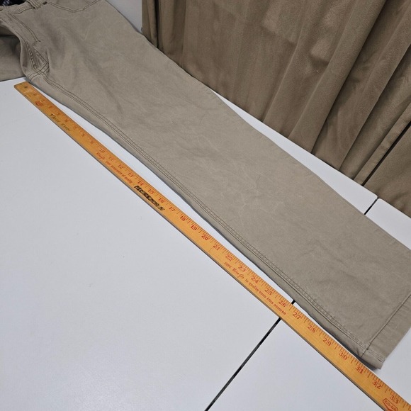 Prana Pants Mens 40x32‎ (Fits 38x31.5) Beige Slim Stretch Hiking Outdoor - Picture 12 of 14